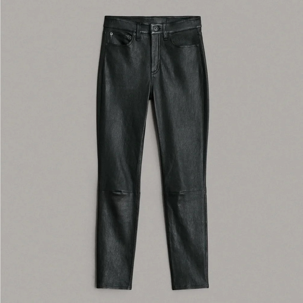 Rag and Bone 100% lamb Leather Pants jean pants